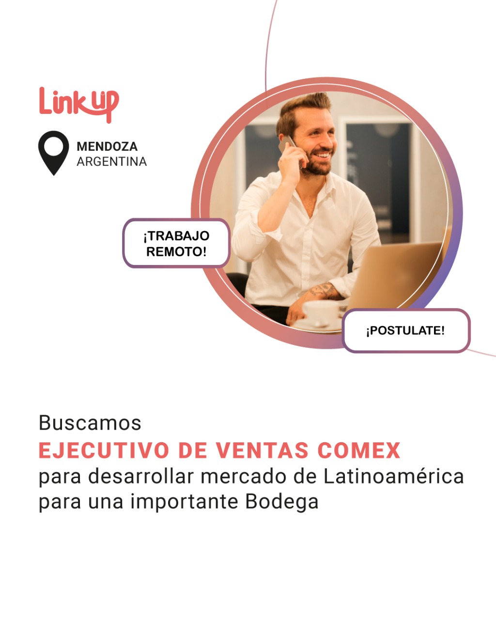 Nuevas oportunidades de empleo: Ejecutivo Comercial para Importante Bodega ( Comex) en LinkupGroup